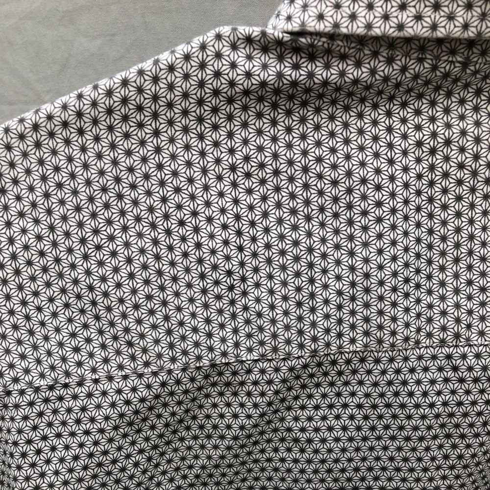 Long sleeve polo neck shirt